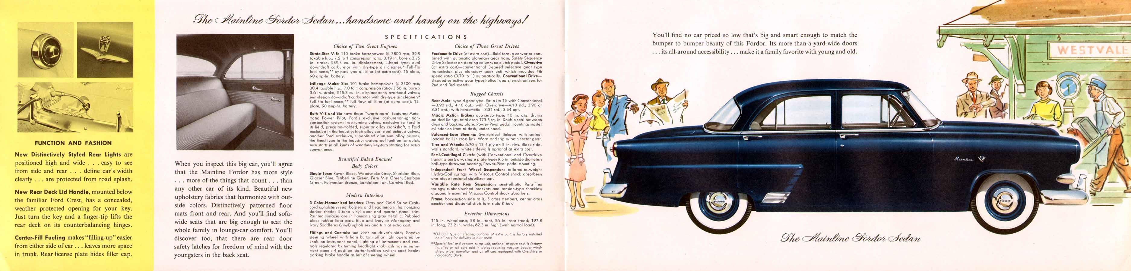 1953 Ford Brochure Page 10